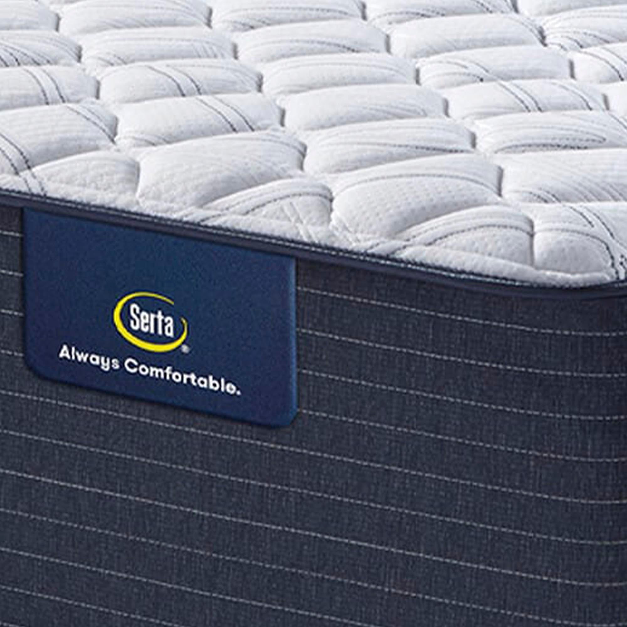 Corner view of the The Serta Classic Elite Extra Firm 13" mattress