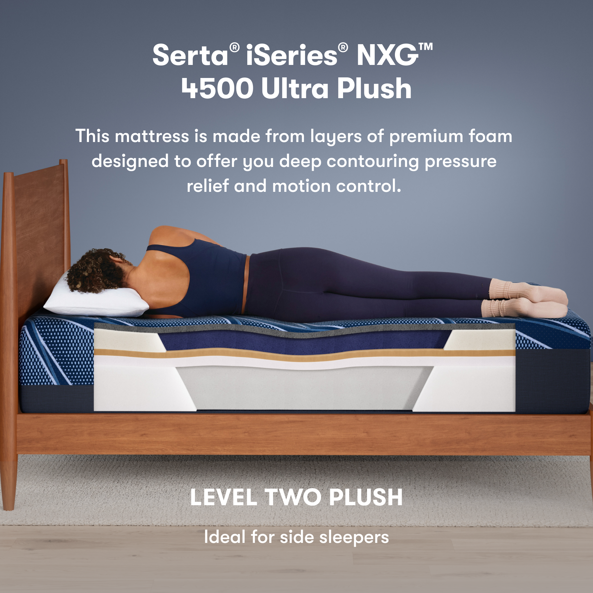 Serta® iSeries® NXG™ Mattress - 4500 Ultra Plush Foam