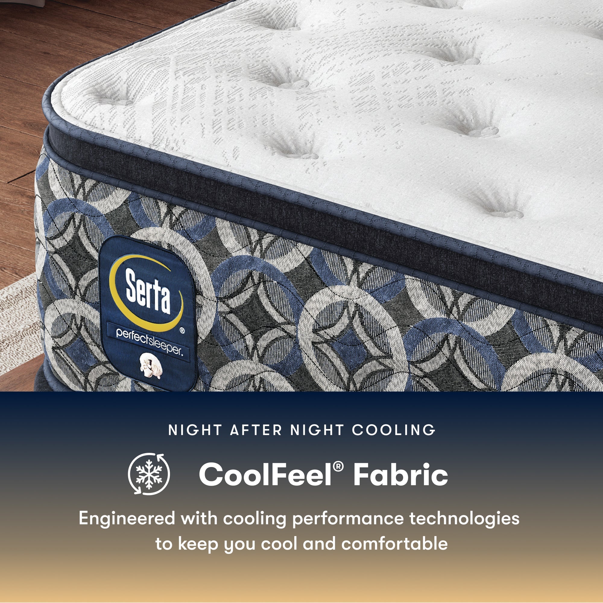 Perfect Sleeper Innerspring Mattress Cascade Canyon Plush Pillow Top 14”