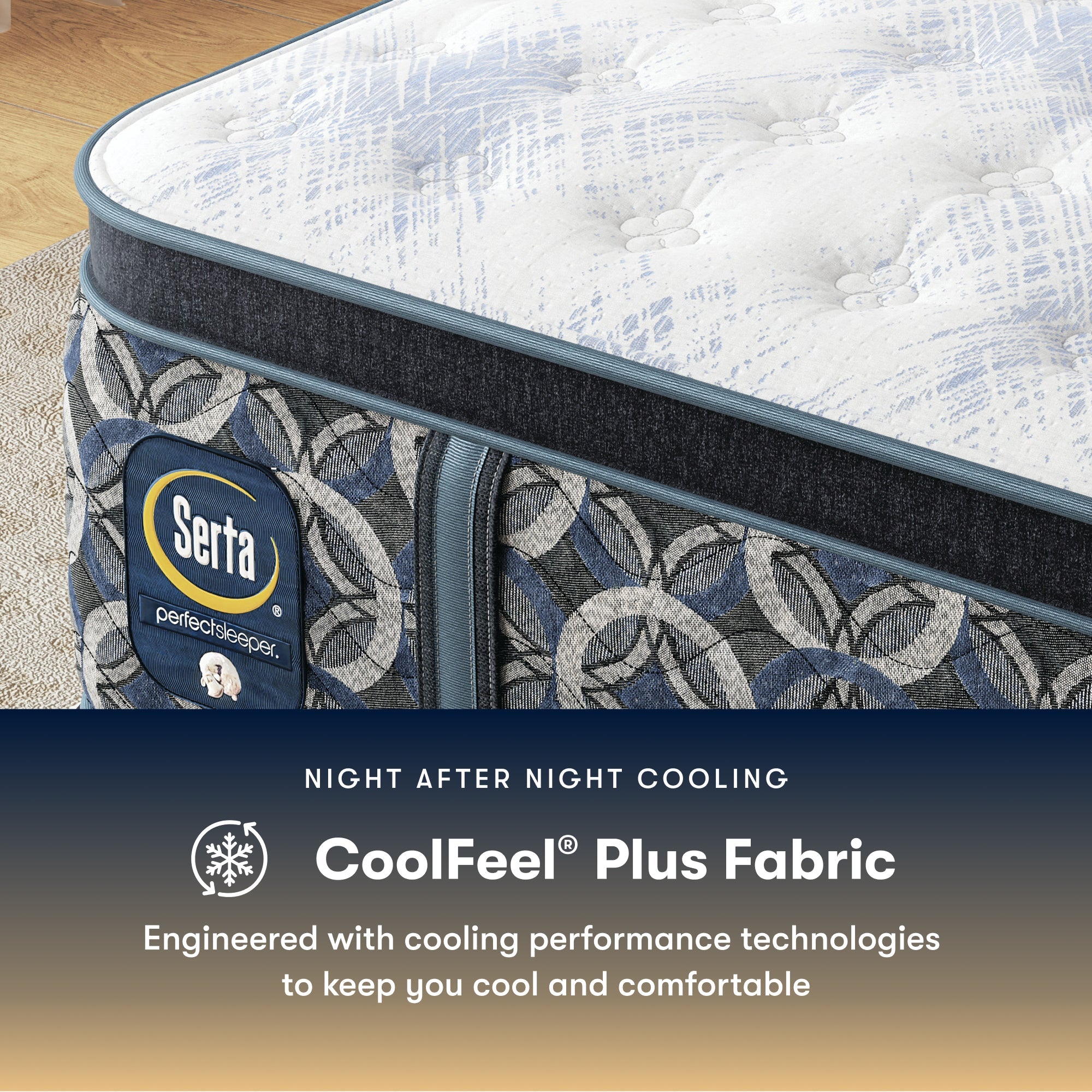 Perfect Sleeper Innerspring Mattress Cascade Range Firm Pillow-Top 14.5"