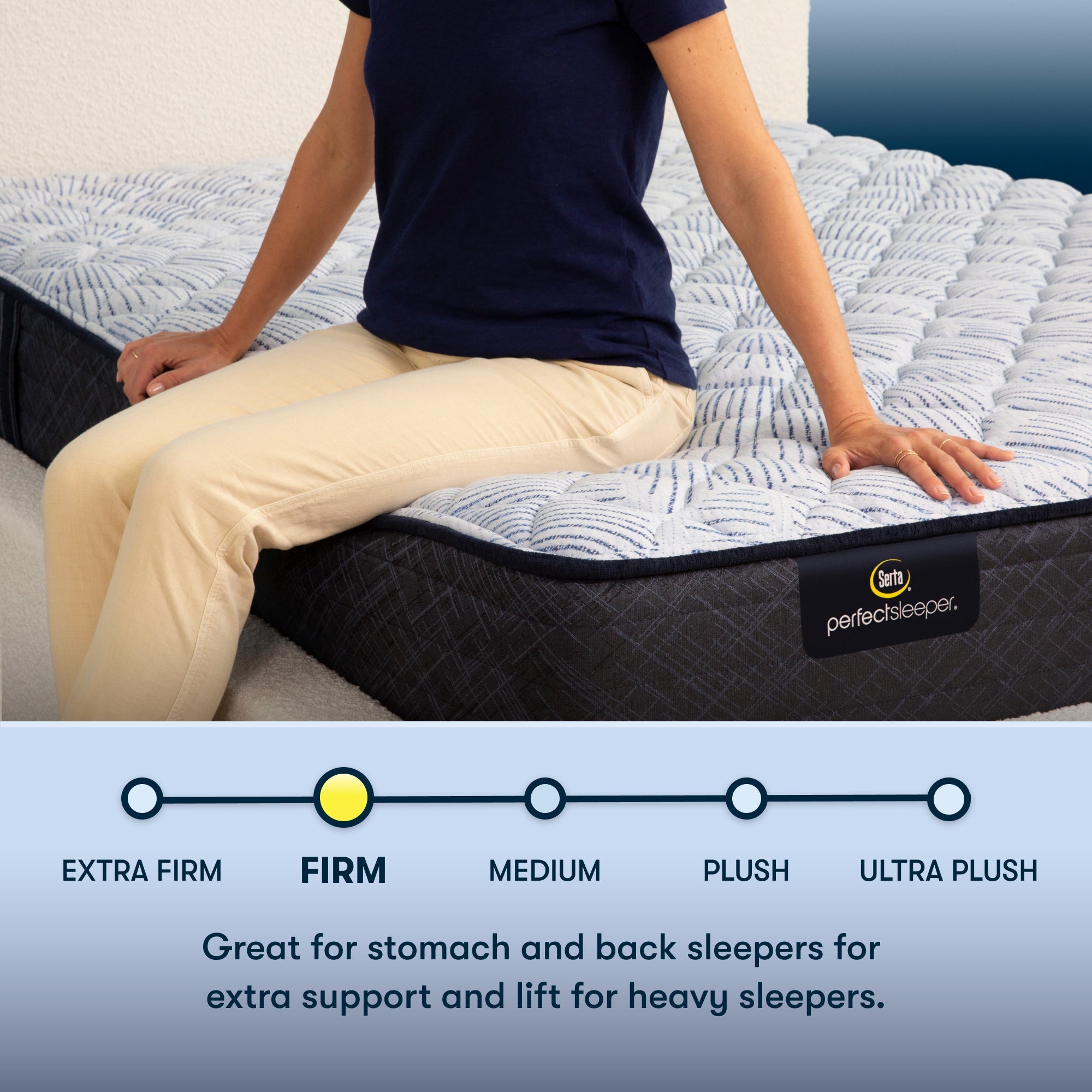 Perfect Sleeper Nurture Night 12" Firm Mattress