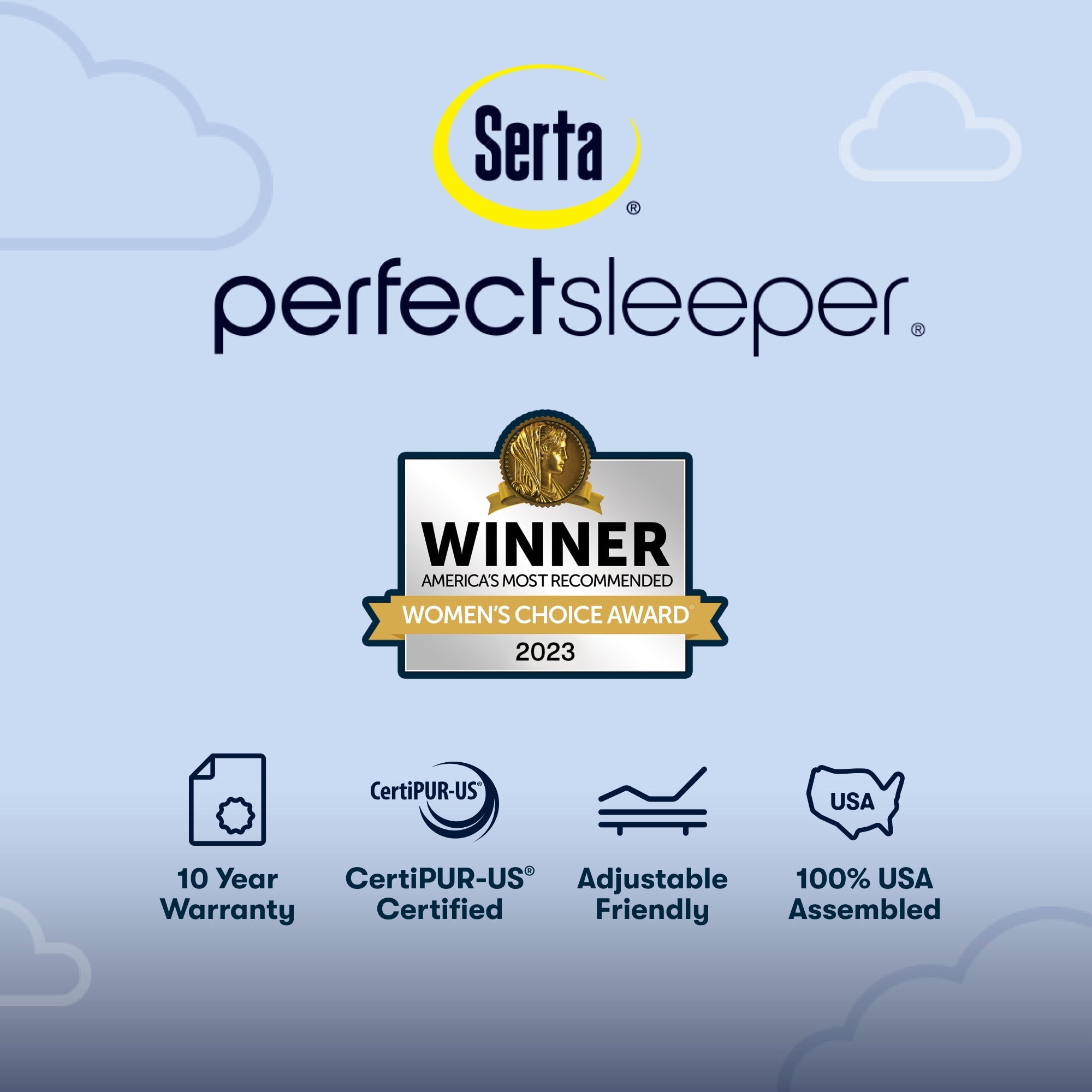 Perfect Sleeper Nurture Night 12" Firm Mattress