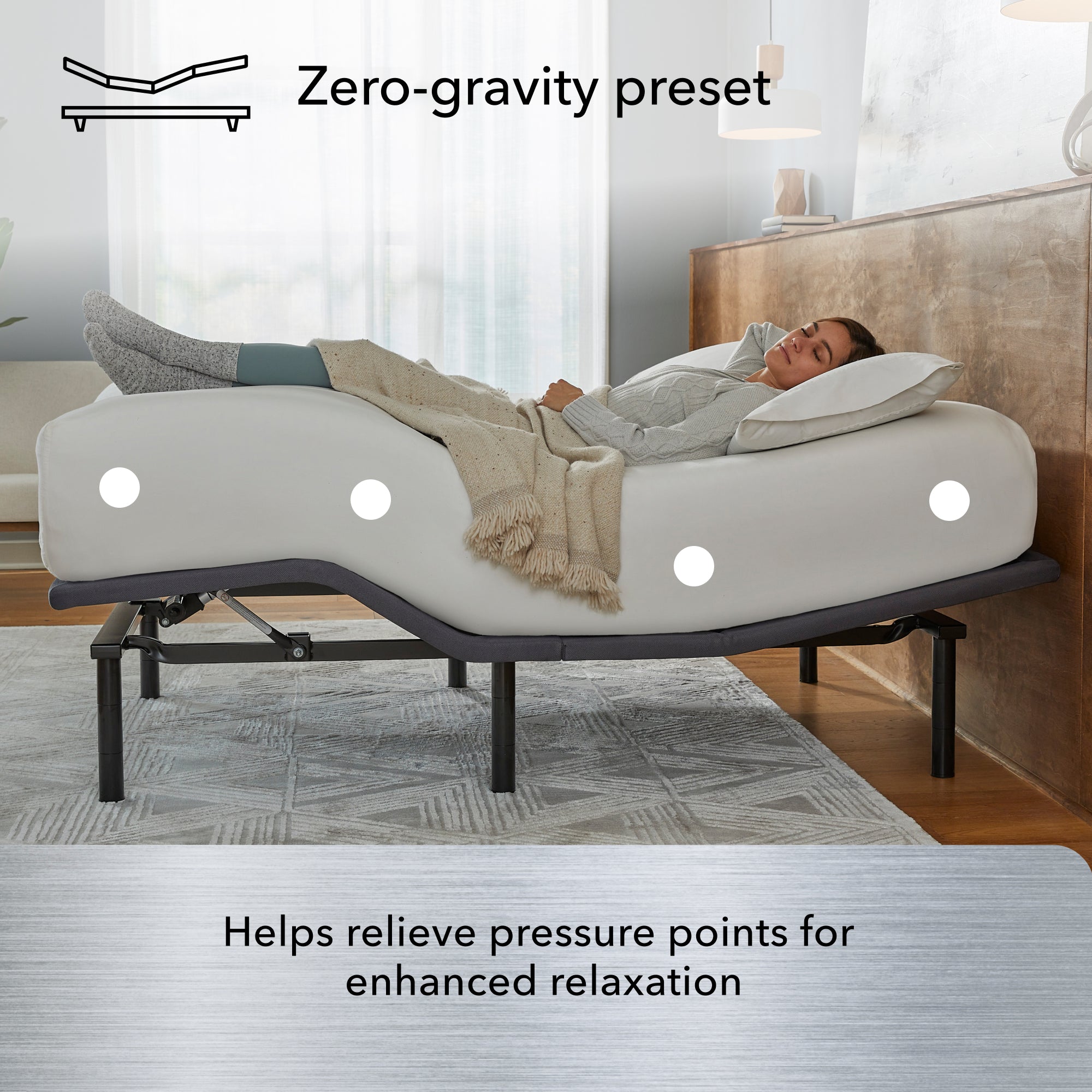 baselogic™ Silver Adjustable Base